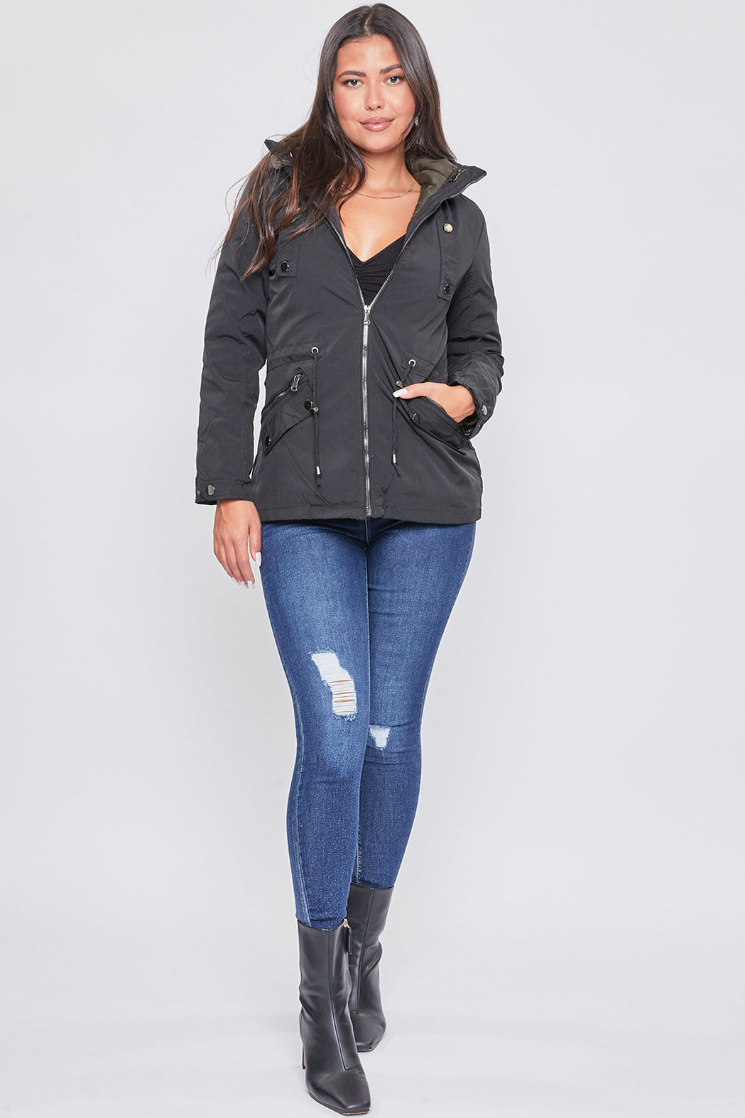 Winter Puffer Lined Shell Jacket