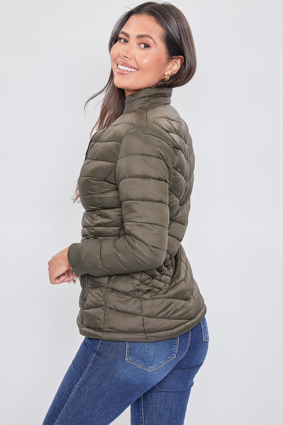 Winter Puffer Lined Shell Jacket