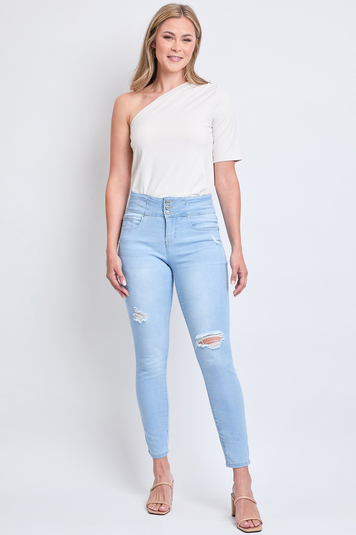 L Light Blue Rips