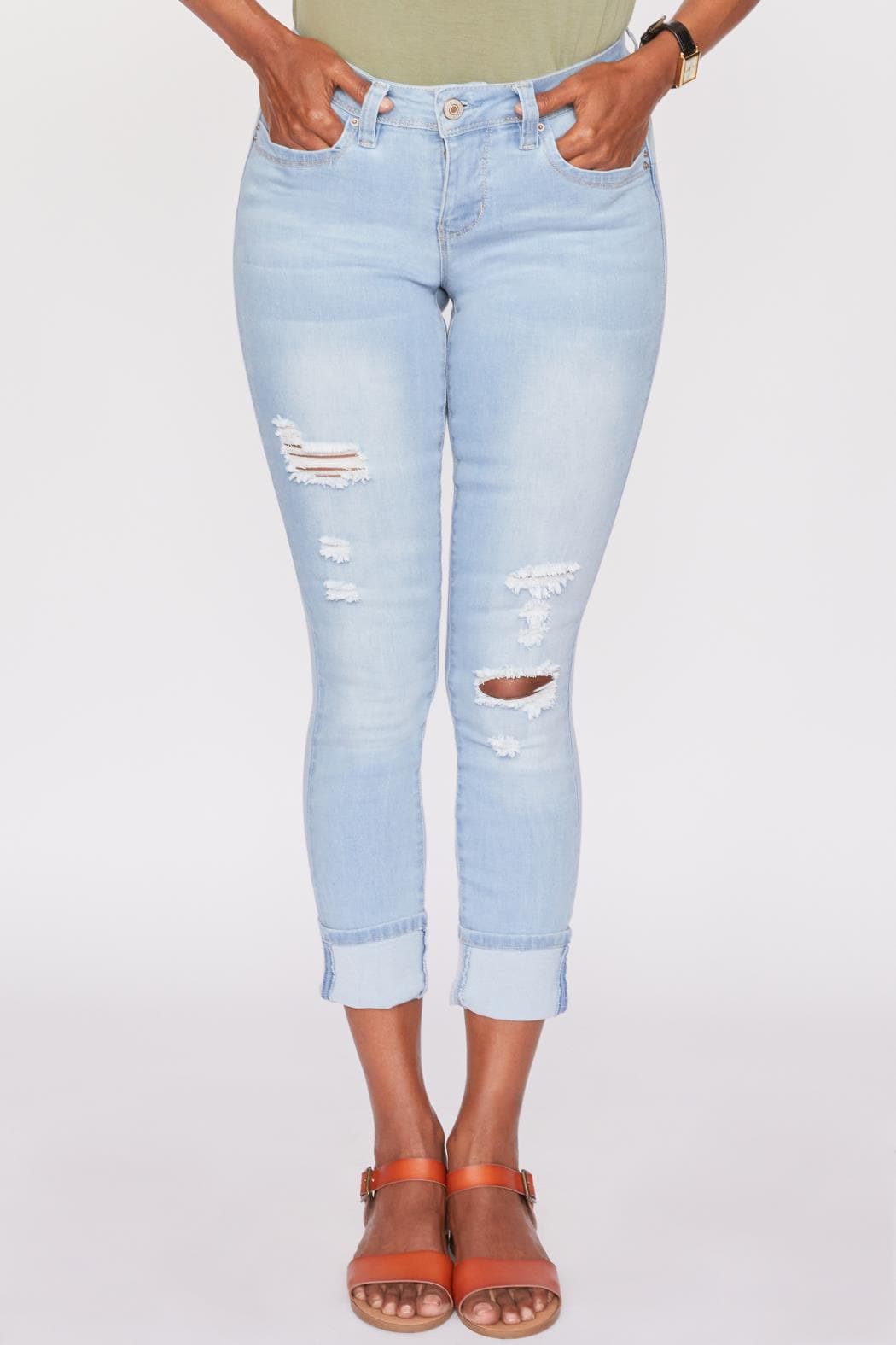 L Light Blue Rips