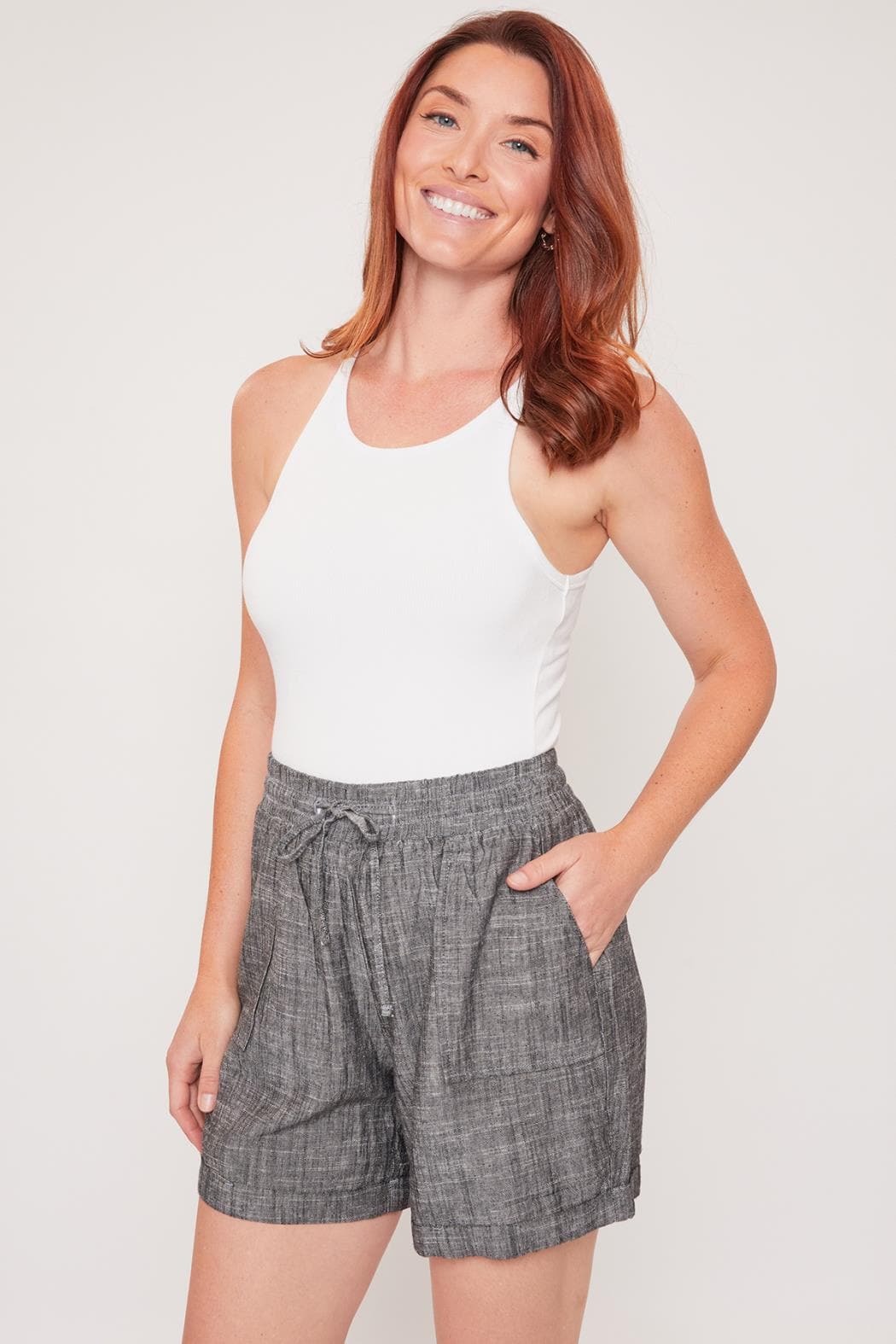 Linen best sale lounge shorts