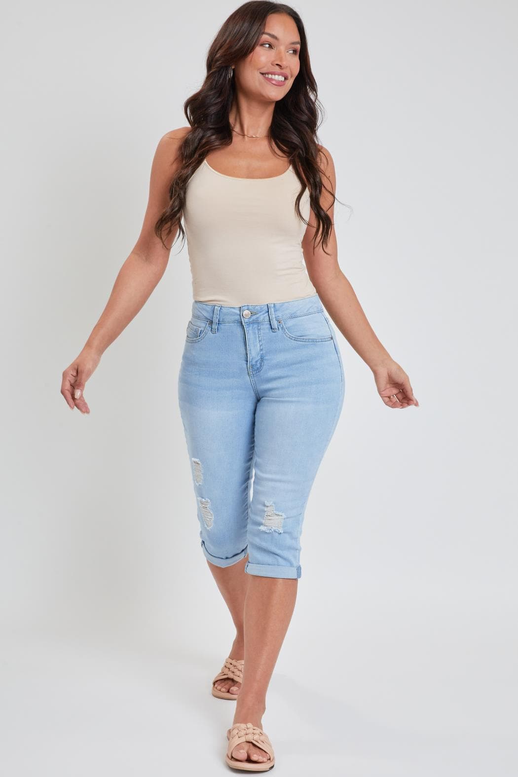 L Light Blue Rips