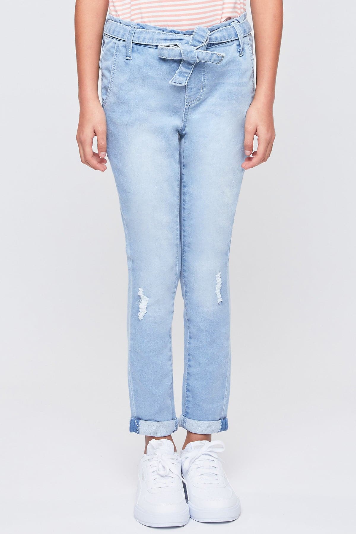 L Light Blue Rips