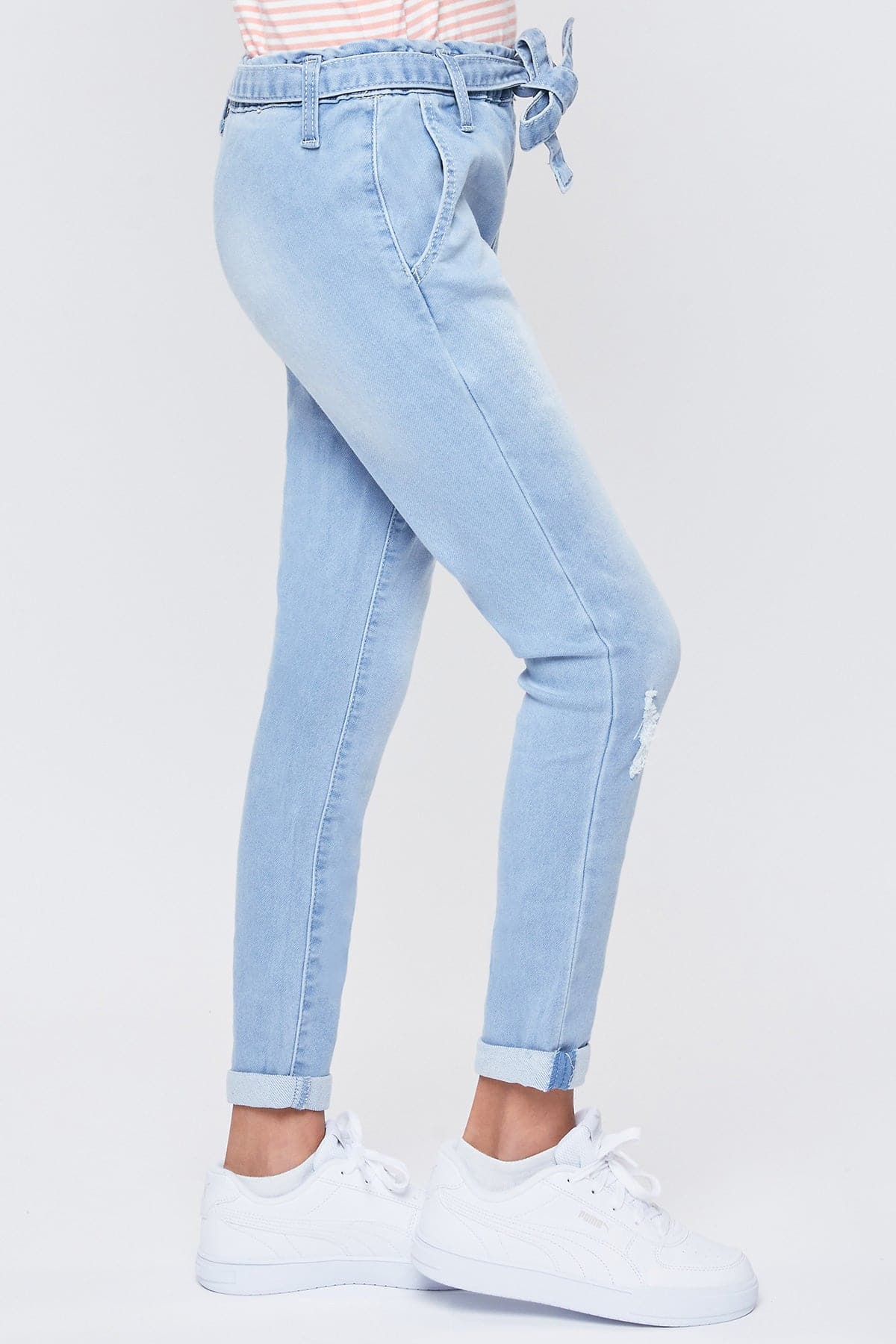 L Light Blue Rips