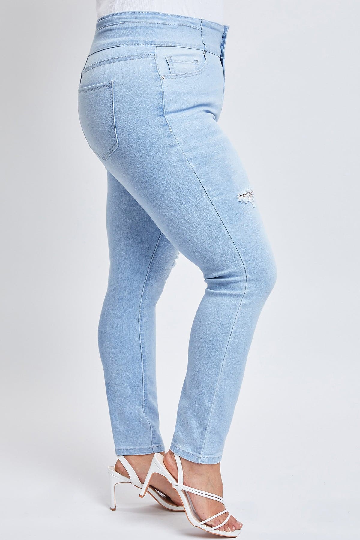 L Light Blue Rips