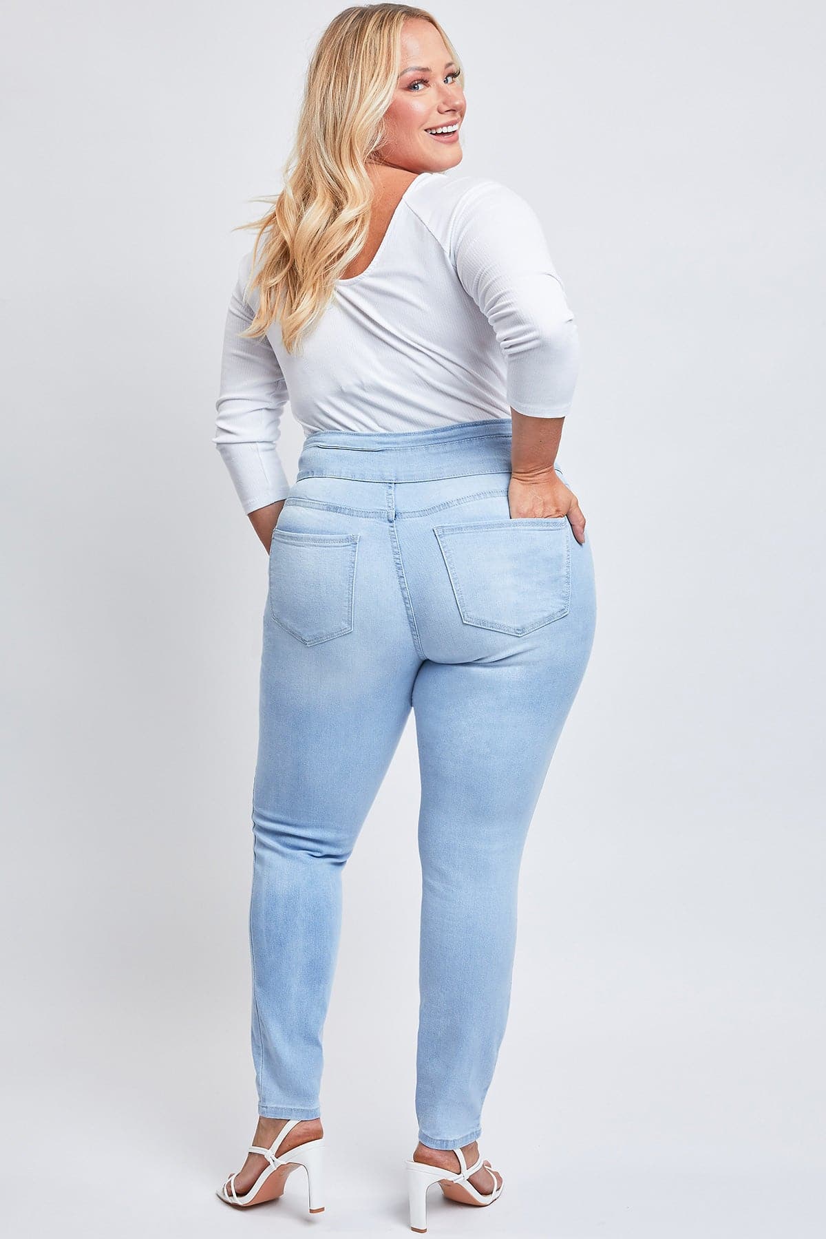 L Light Blue Rips