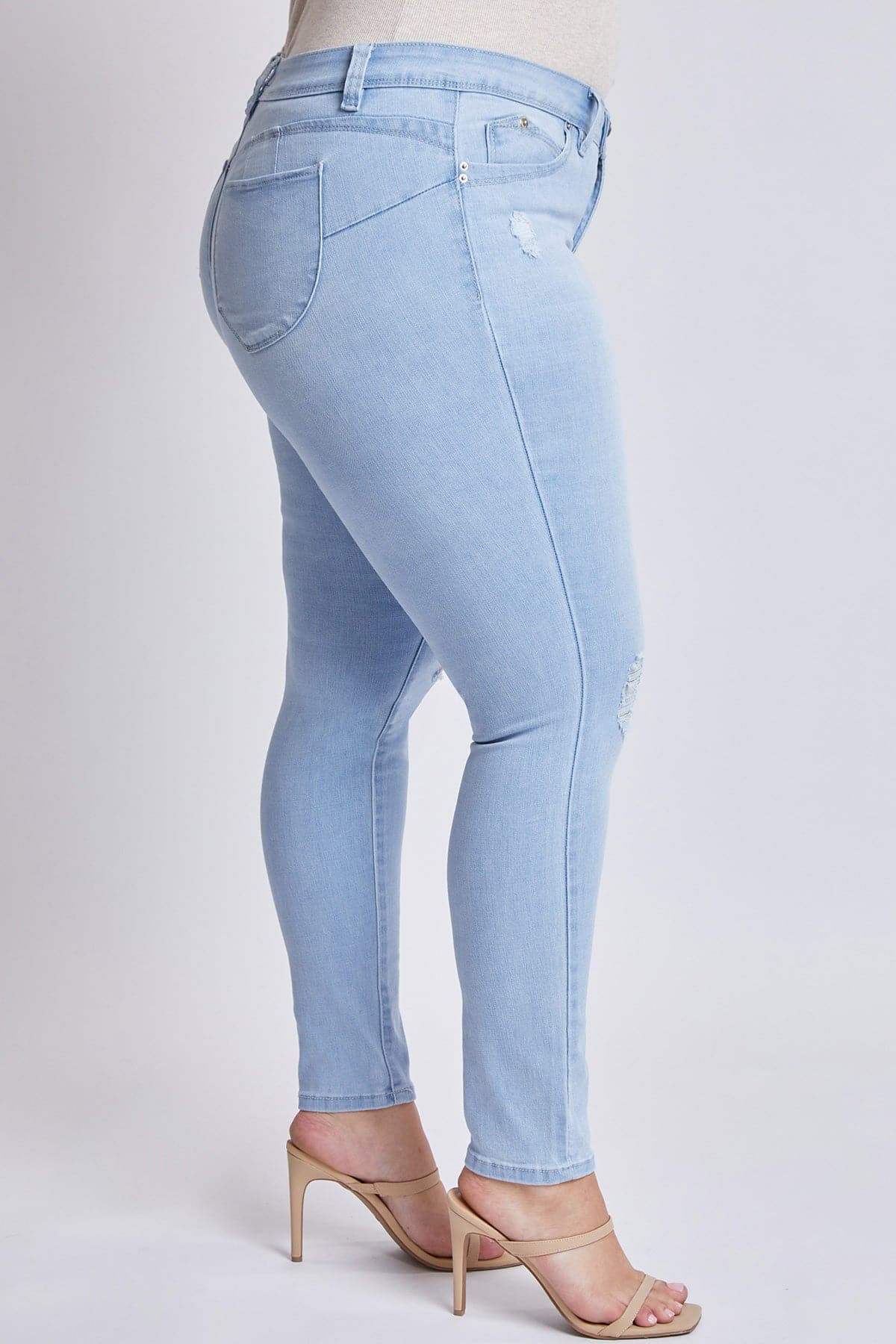 L Light Blue Rips