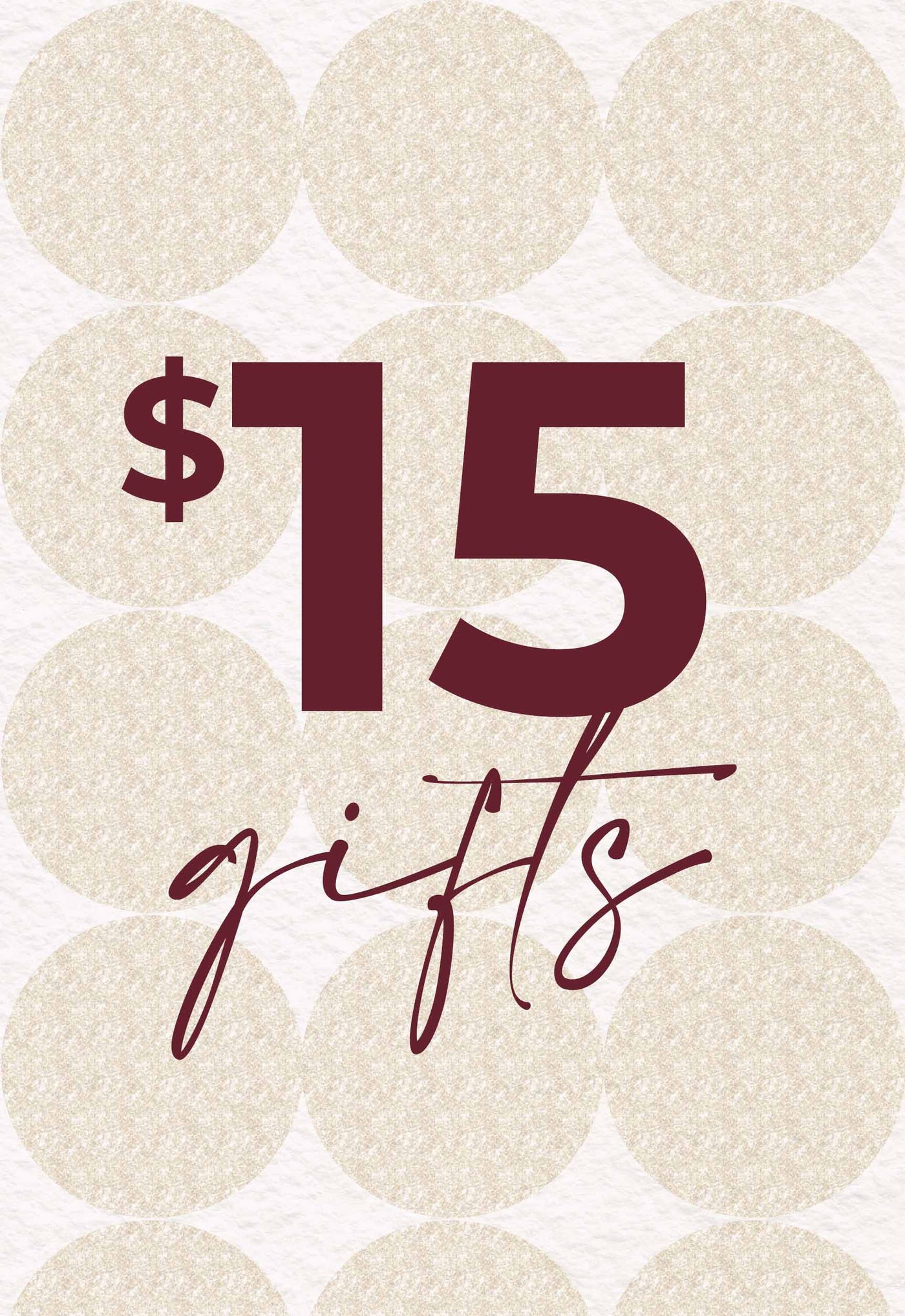 $15 Gift Shop