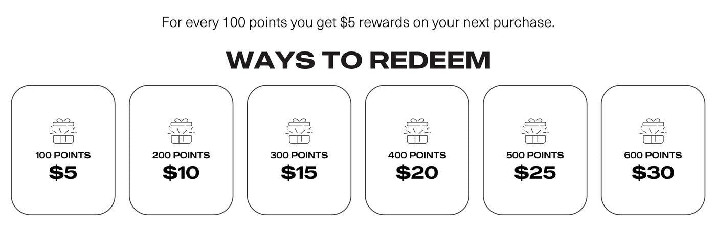 Rewards page ways to redeem points with new tiers 