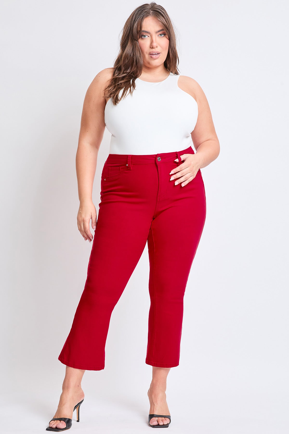 Women´s Plus Hyperstretch Cropped Kick Flare Pants