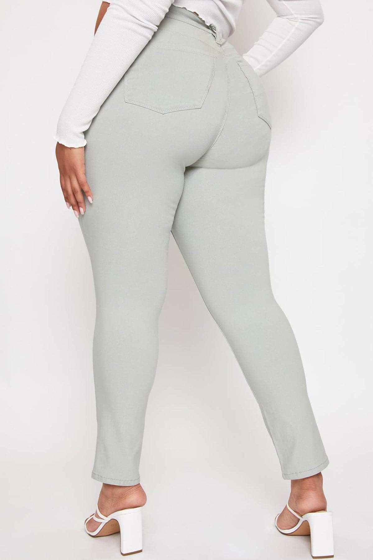 Plus Size Women's Hyperstretch Forever Color Pants - Pastels