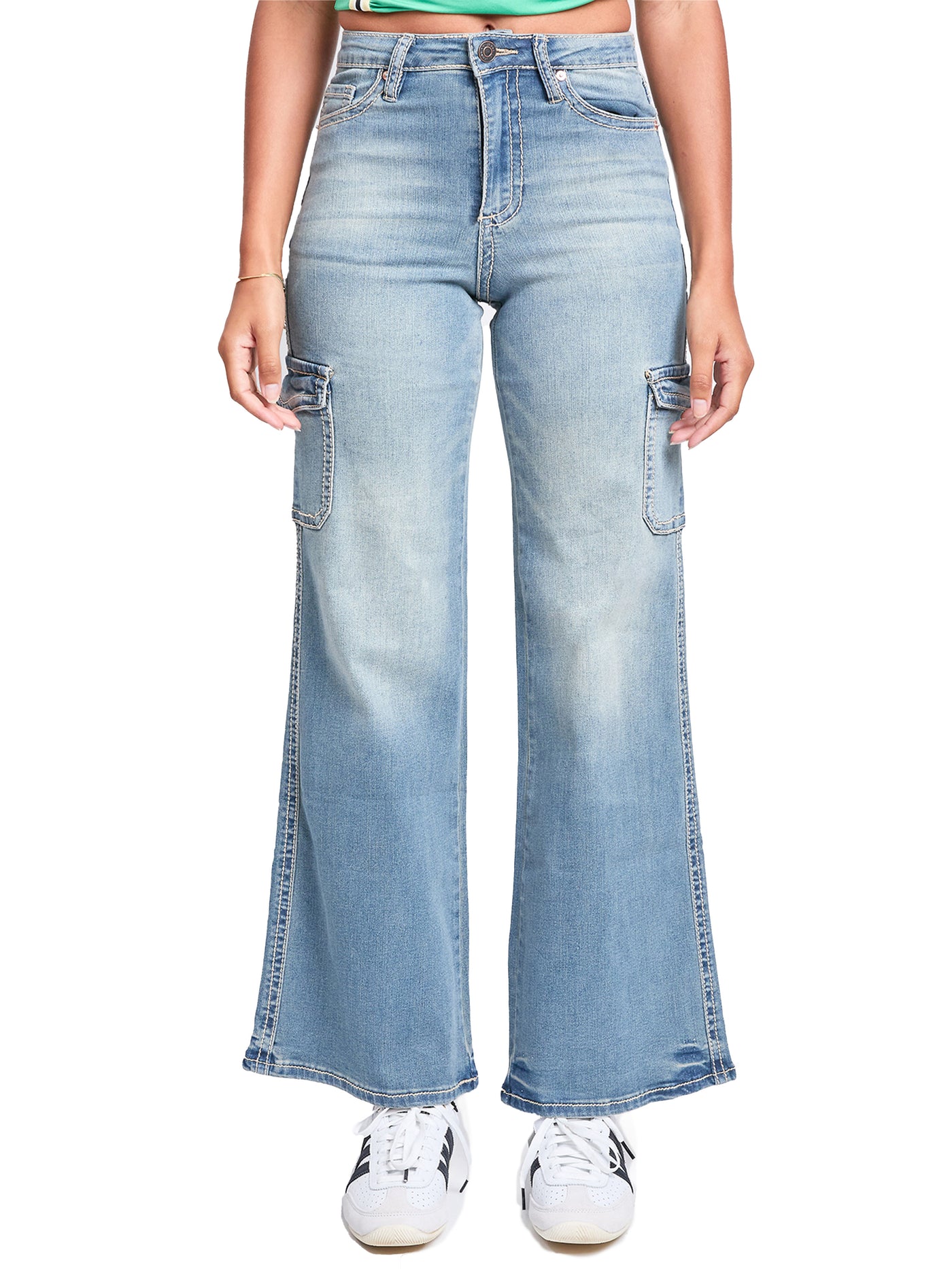 Women's High Rise Heavy Stitch Skater Jeans