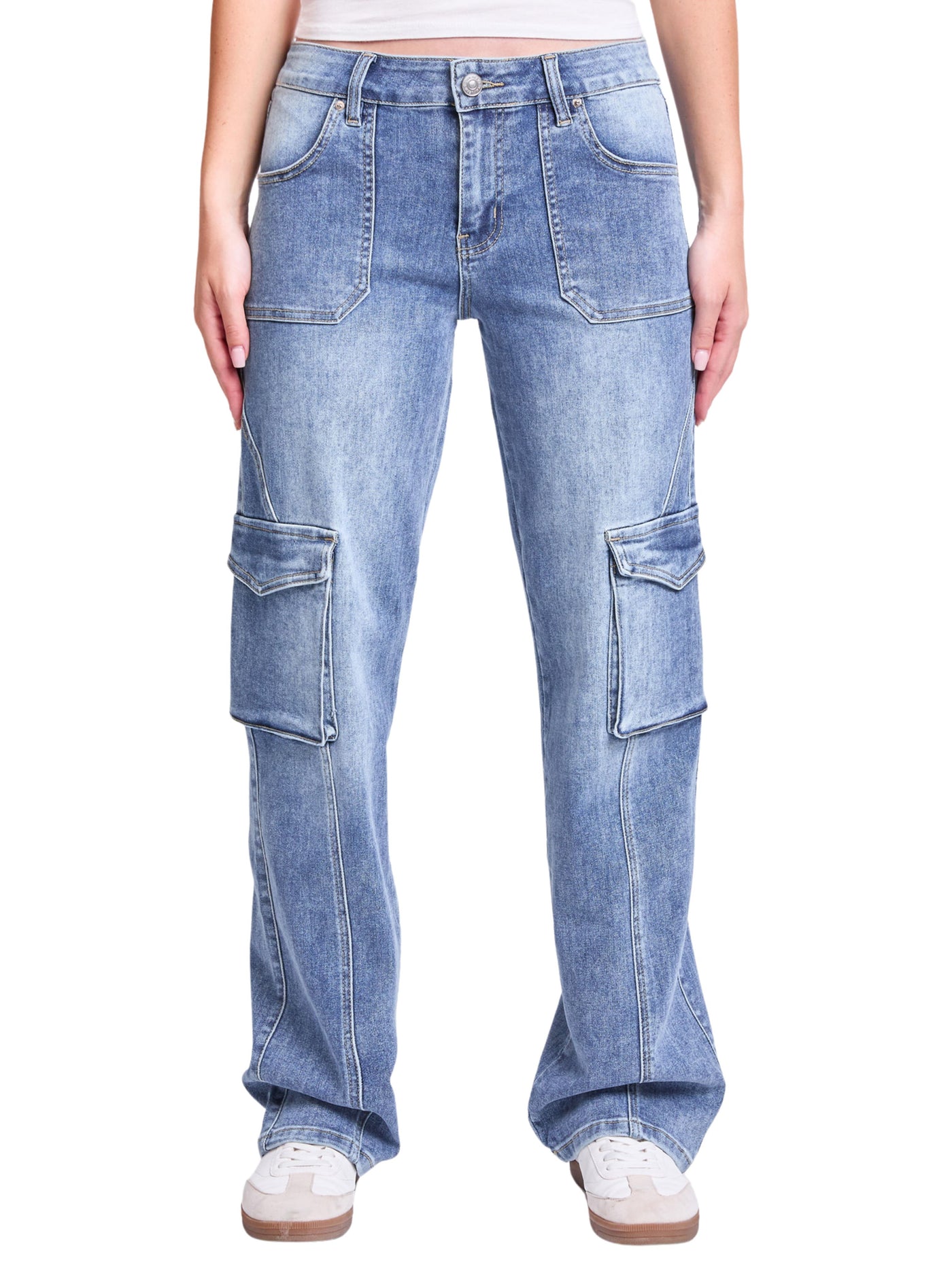 Women's High Rise Skater Cargo Jeans