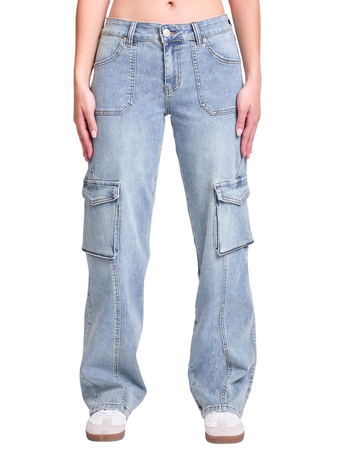 Women's High Rise Skater Cargo Jeans