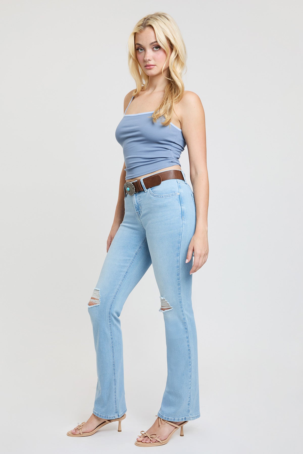 L Light Blue Rips