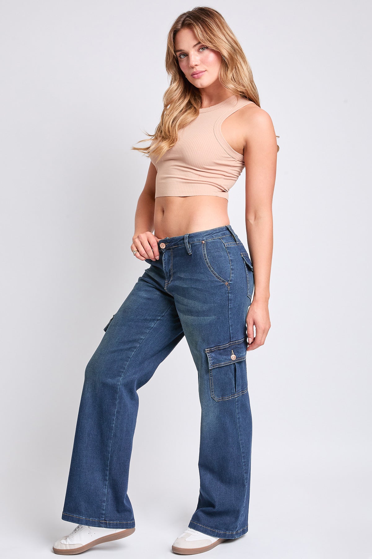 Women's Straight Leg Cargo Skater Jeans