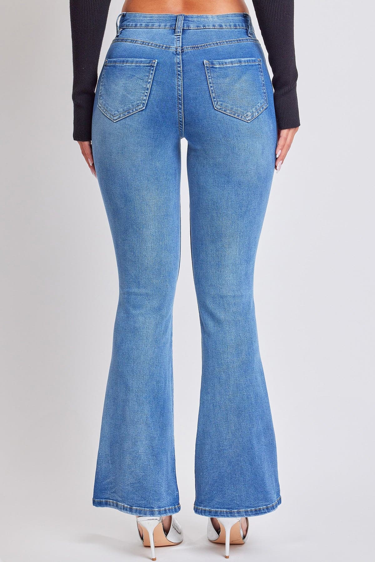 Women's Essential Distressed Flare Jeans