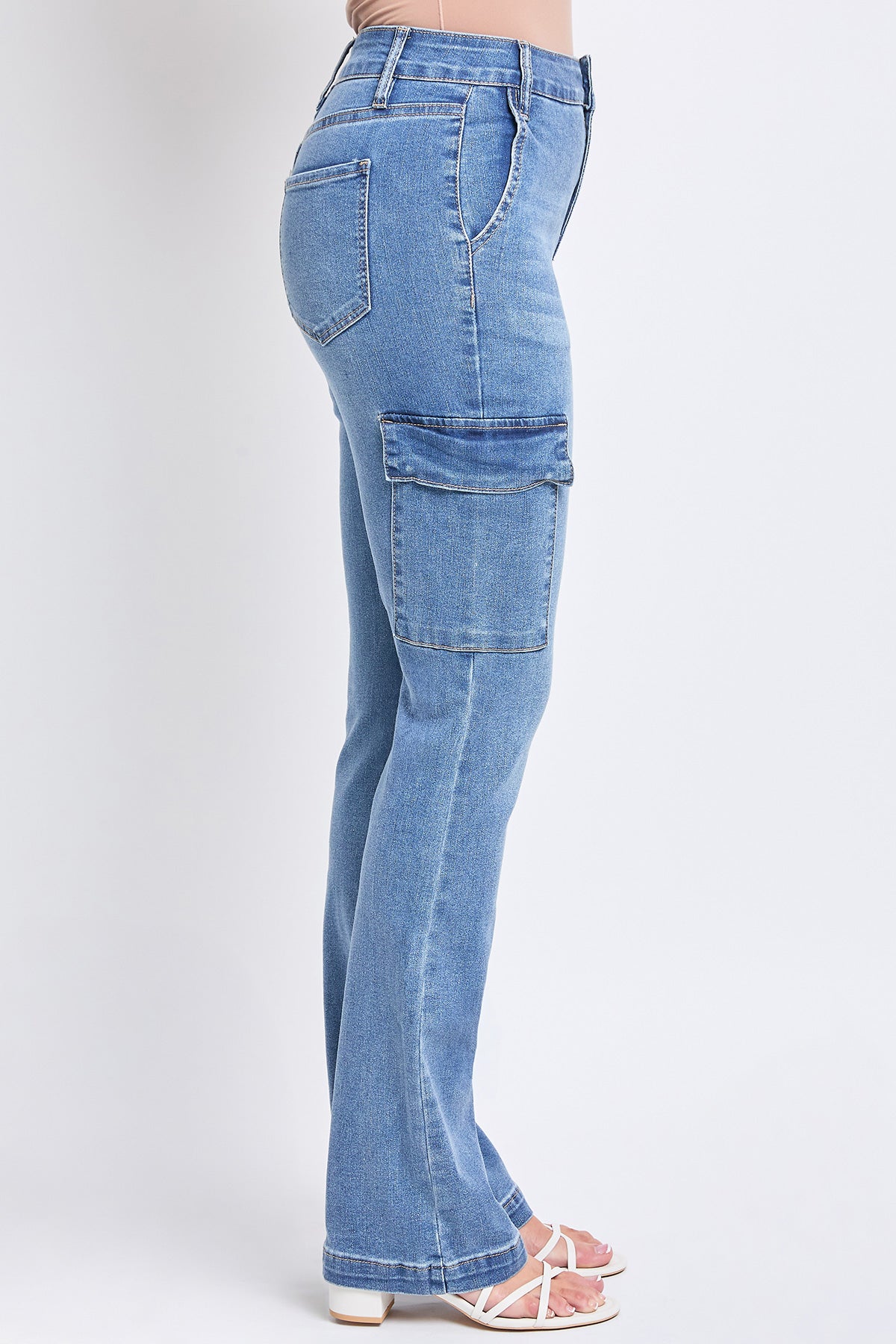 Women's High Rise Bootcut Cargo Jean