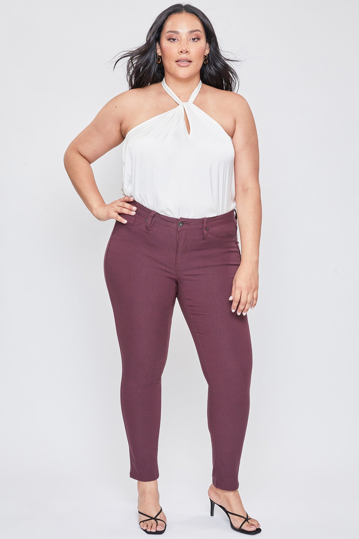 Women's Plus Size Hyperstretch Forever Color Skinny Pants