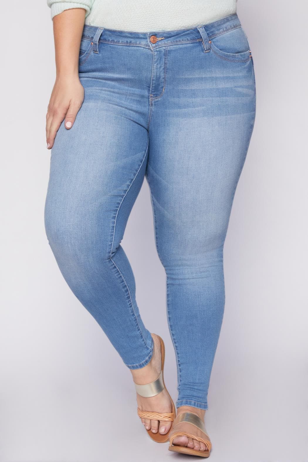 1826 WOMENS PLUS SIZE BLUE /BLACK denim jeans PANTS BOOTCUT /SKINNY pants  PJ3687