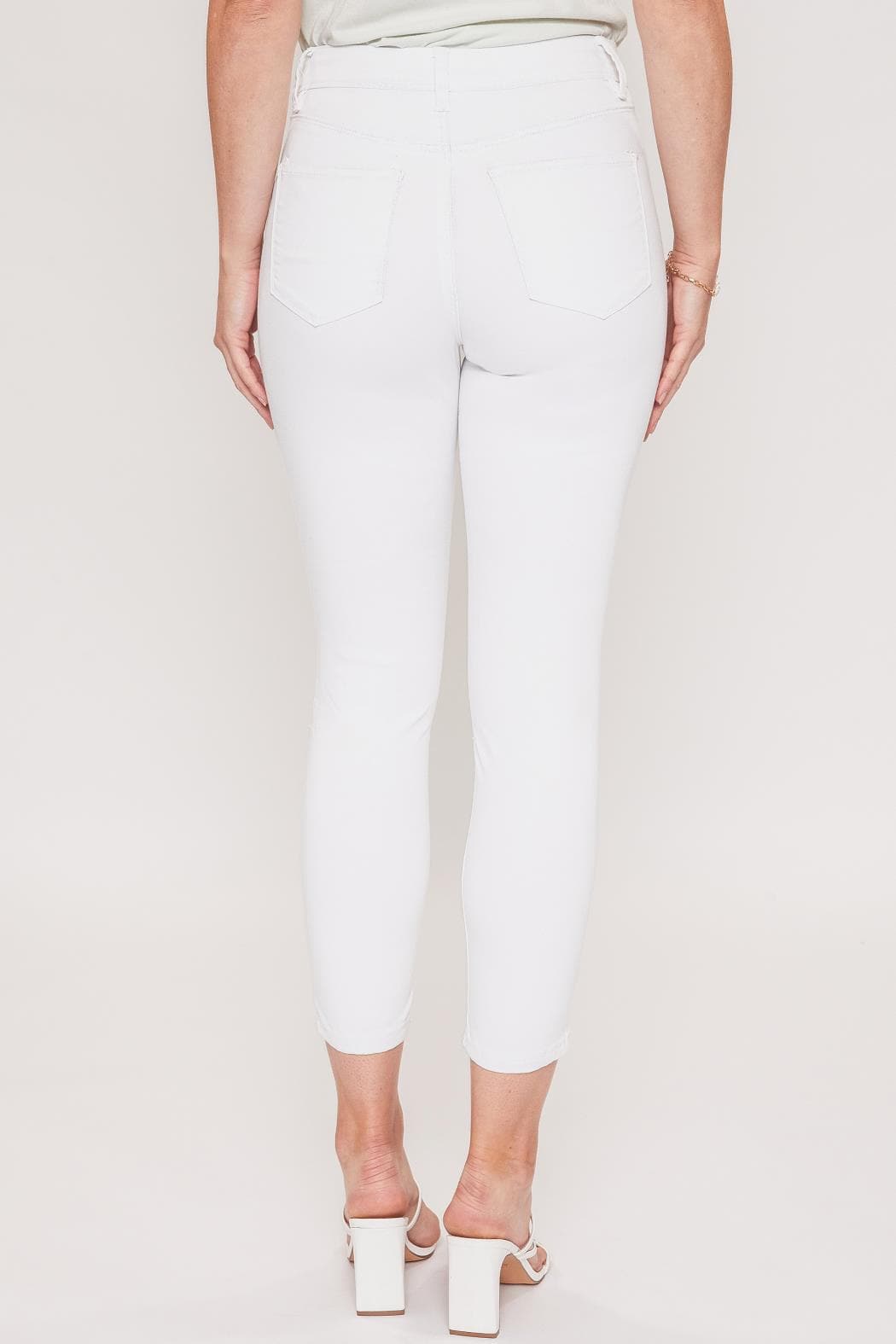 Women Hide Your Muffin Top Skinny Pant With Fashion Ankle Made From Recycled Fibers Wp63051N