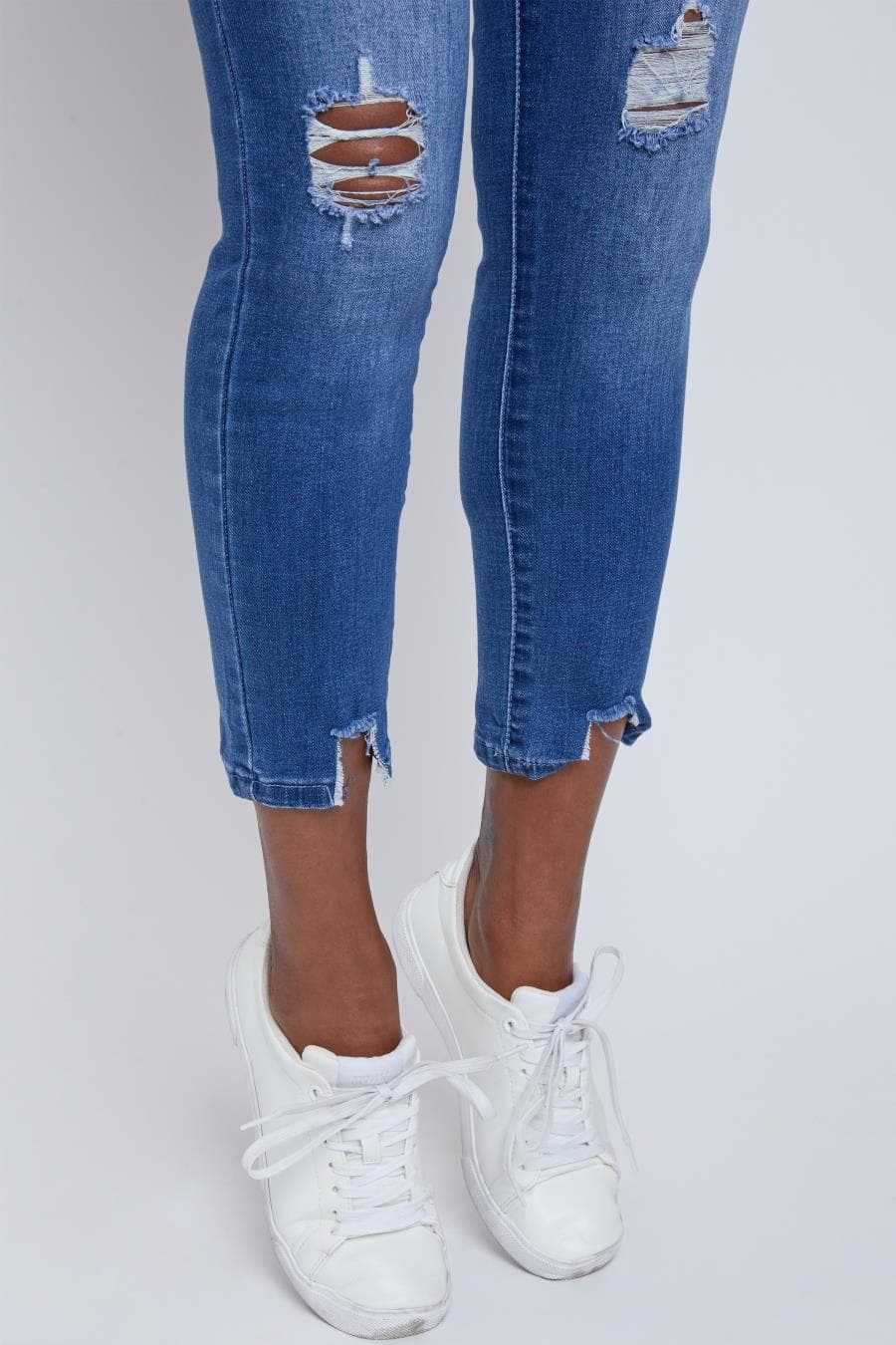 Women's Essential High Rise Cuffed Capri Jeans from ROYALTY