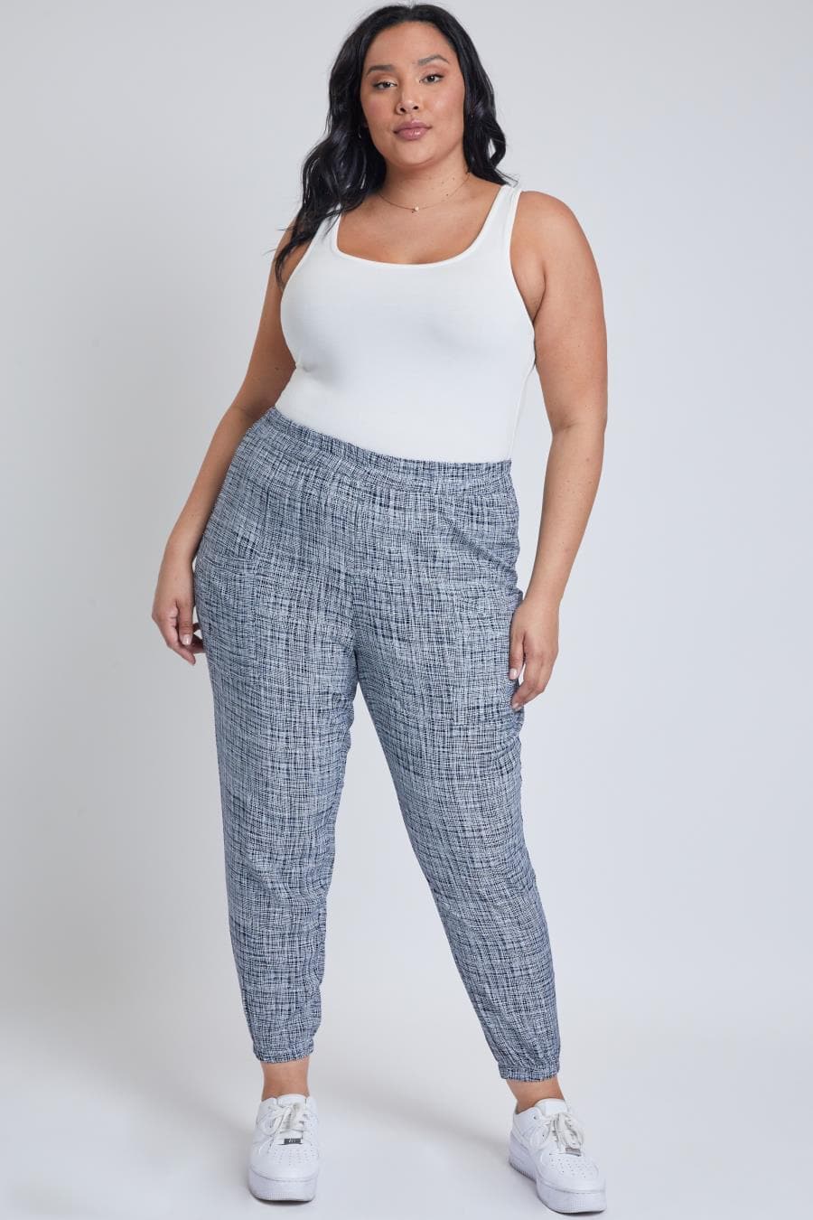 Women Plus Size Linda Jogger With Patch Pockets Xp1043R1