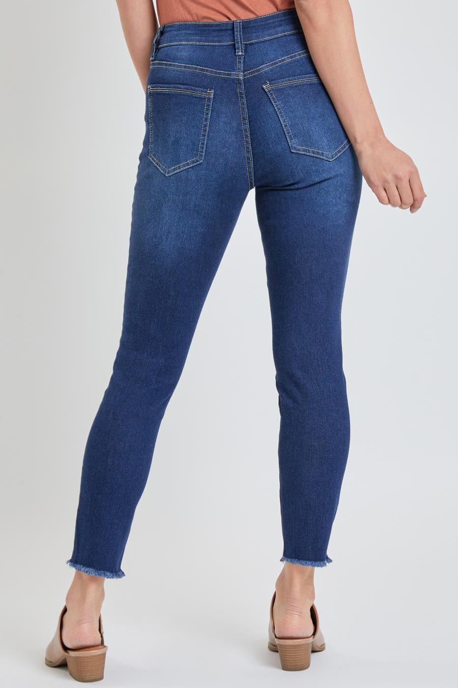 Women Exposed 4 Button Skinny Ankle Jean With Recycled Fabric Wp86751N