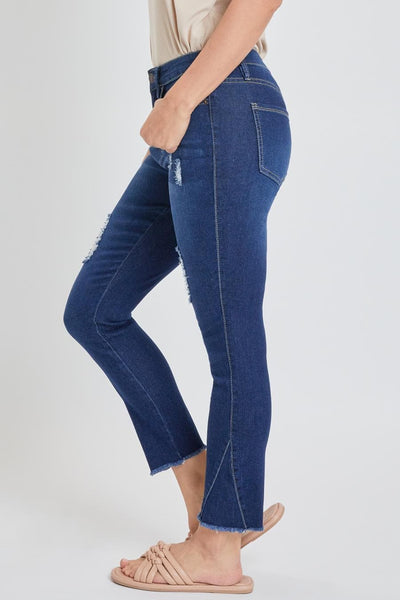 Women Skinny Jean With Side Seam Insert Made With Recycled Fibers Wp85951N