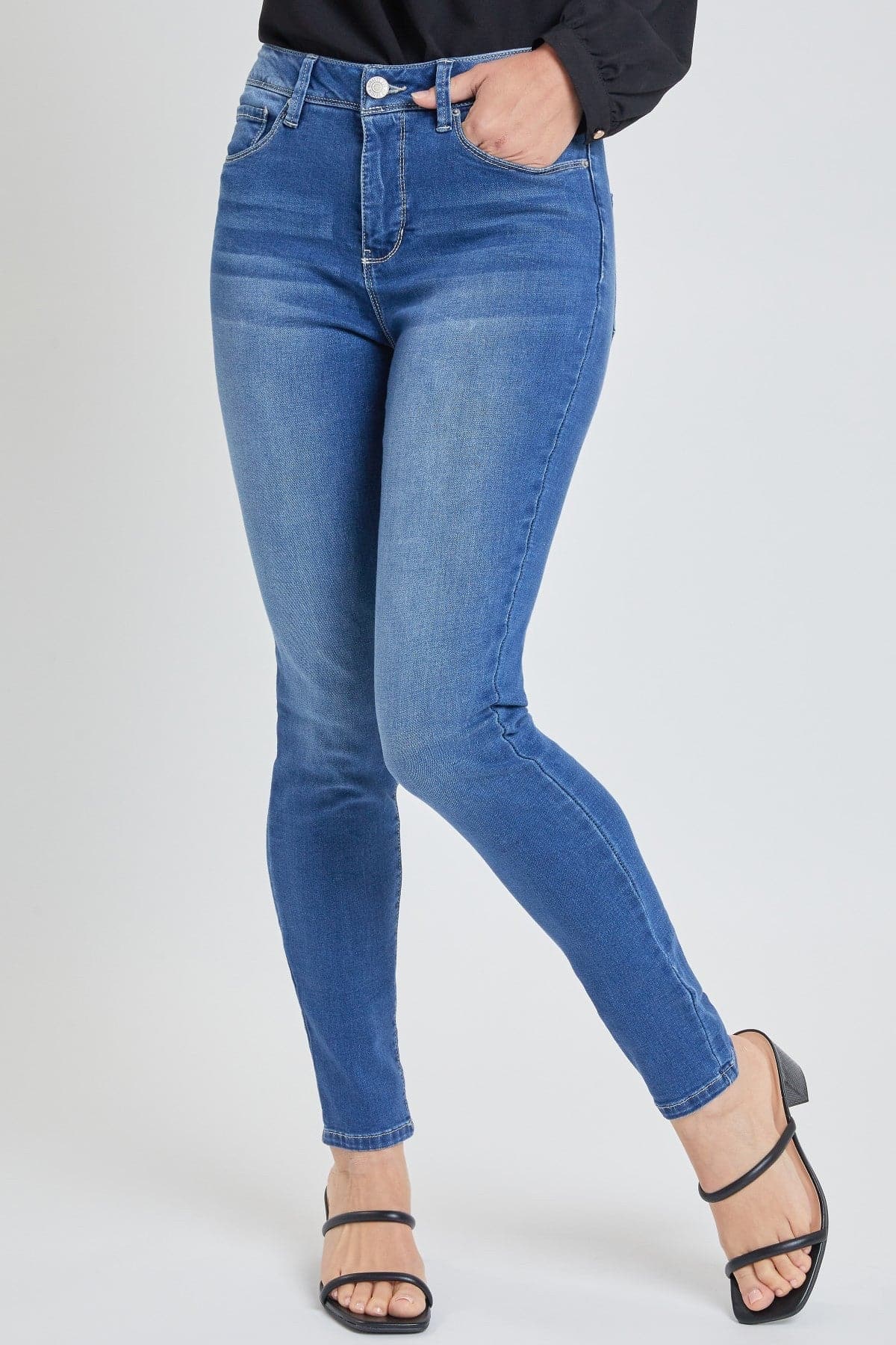 Women's Tummy Control High Rise Essential Skinny Jeans