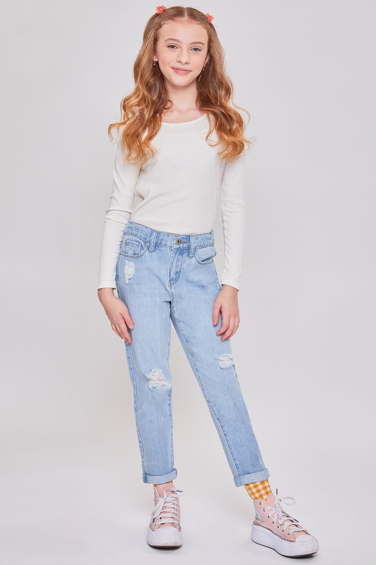 Girls Taylor Dream  Relaxed Fit Cuffed Jeans