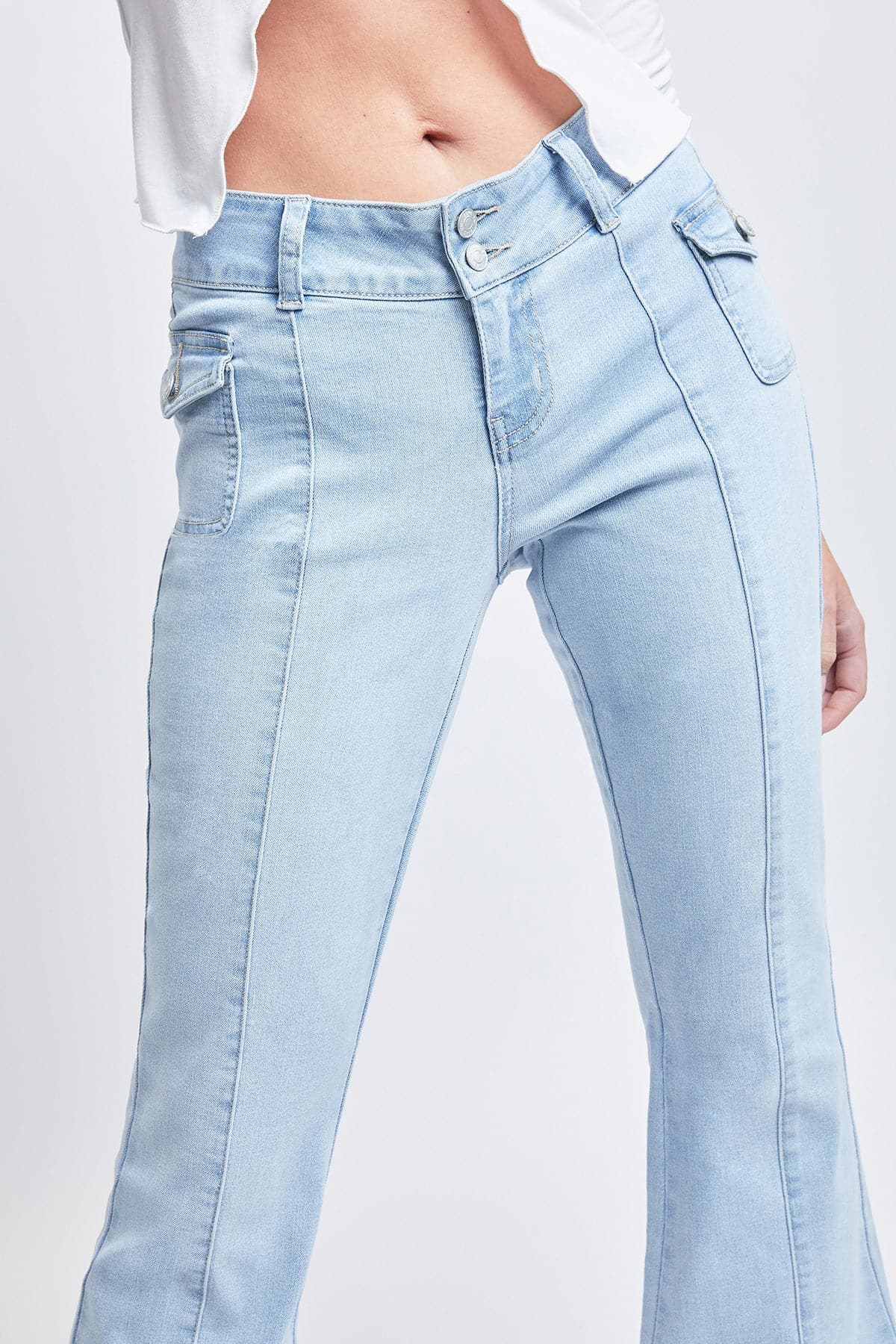 Women's Cargo Flare Jeans