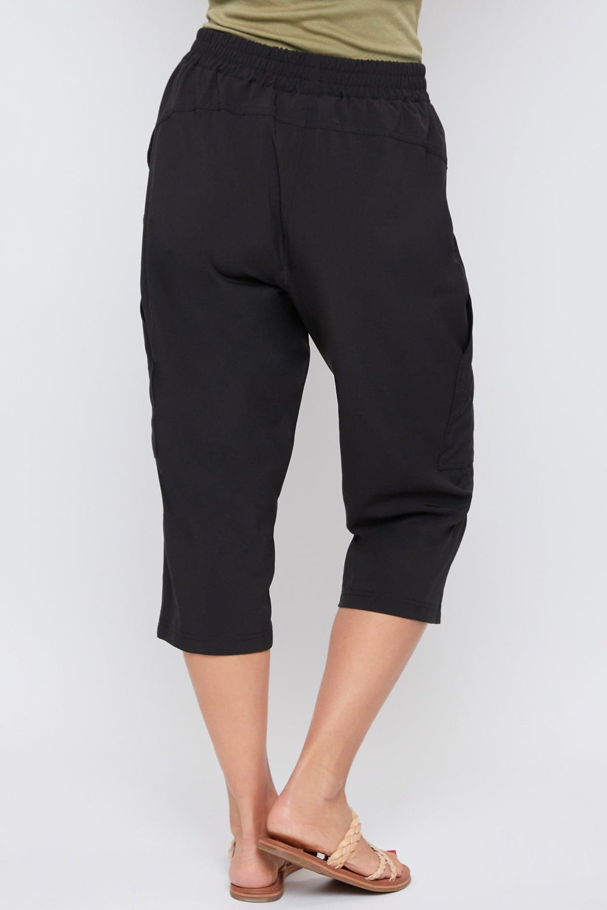 Women's Linen Joggers With Banded Hem
