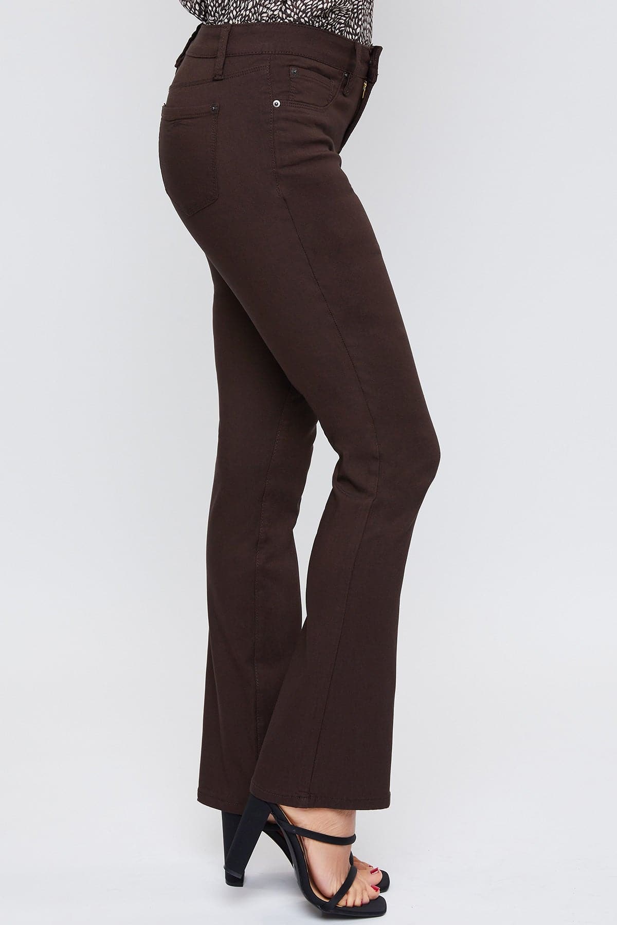 She Is Fearless Mid-Rise Hyper-Stretch Tummy Control Bootcut Pants *Final  Sale*