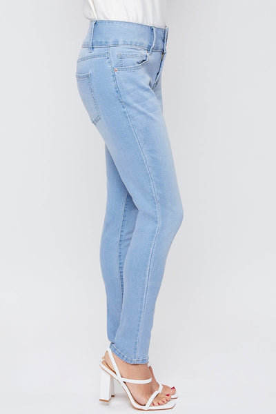 Women's 3 Button Signature Slim Stretch High Rise Skinny Jeans