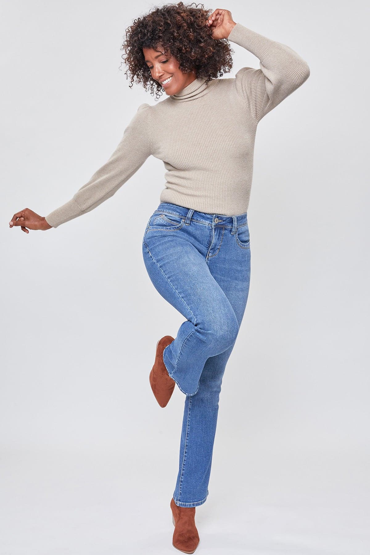 Women's Sustainable WannaBettaButt Slim Bootcut Sustainable Jeans