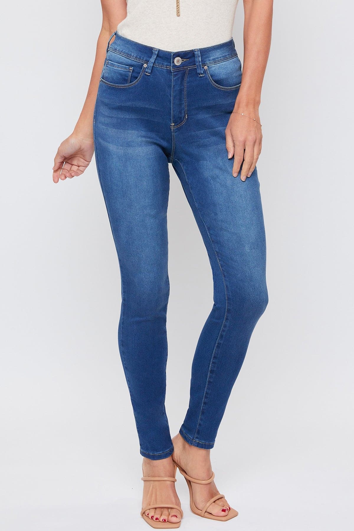Women's Essential High Rise Clean Hem Skinny Jean