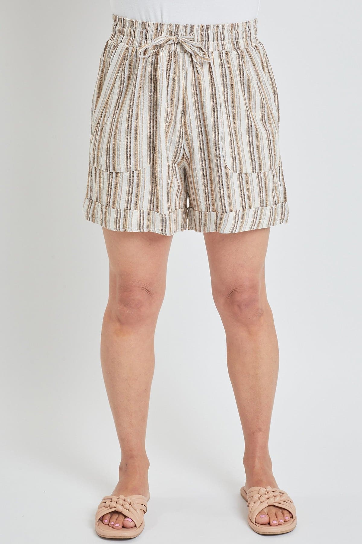 Women's High Rise Pull-On Cuffed Shorts - Lifestyle Collection