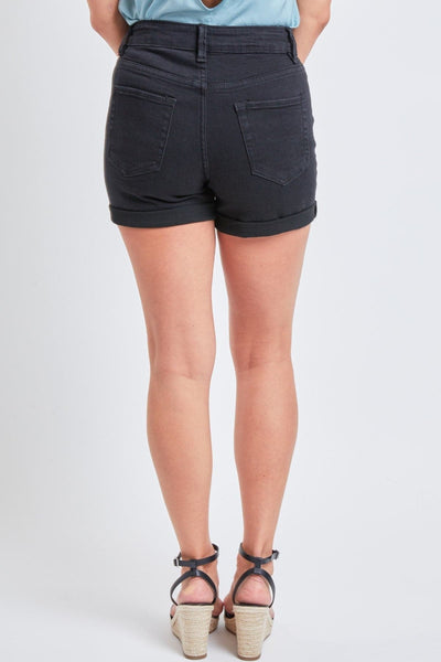 Women's Vintage High Rise Rolled Cuff Shorts