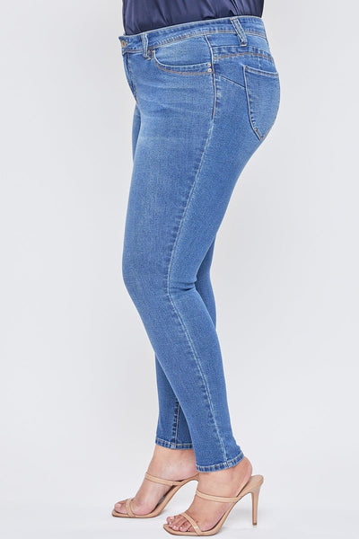 Women's Plus Size Sustainable WannaBettaButt Mid Rise Skinny Jeans